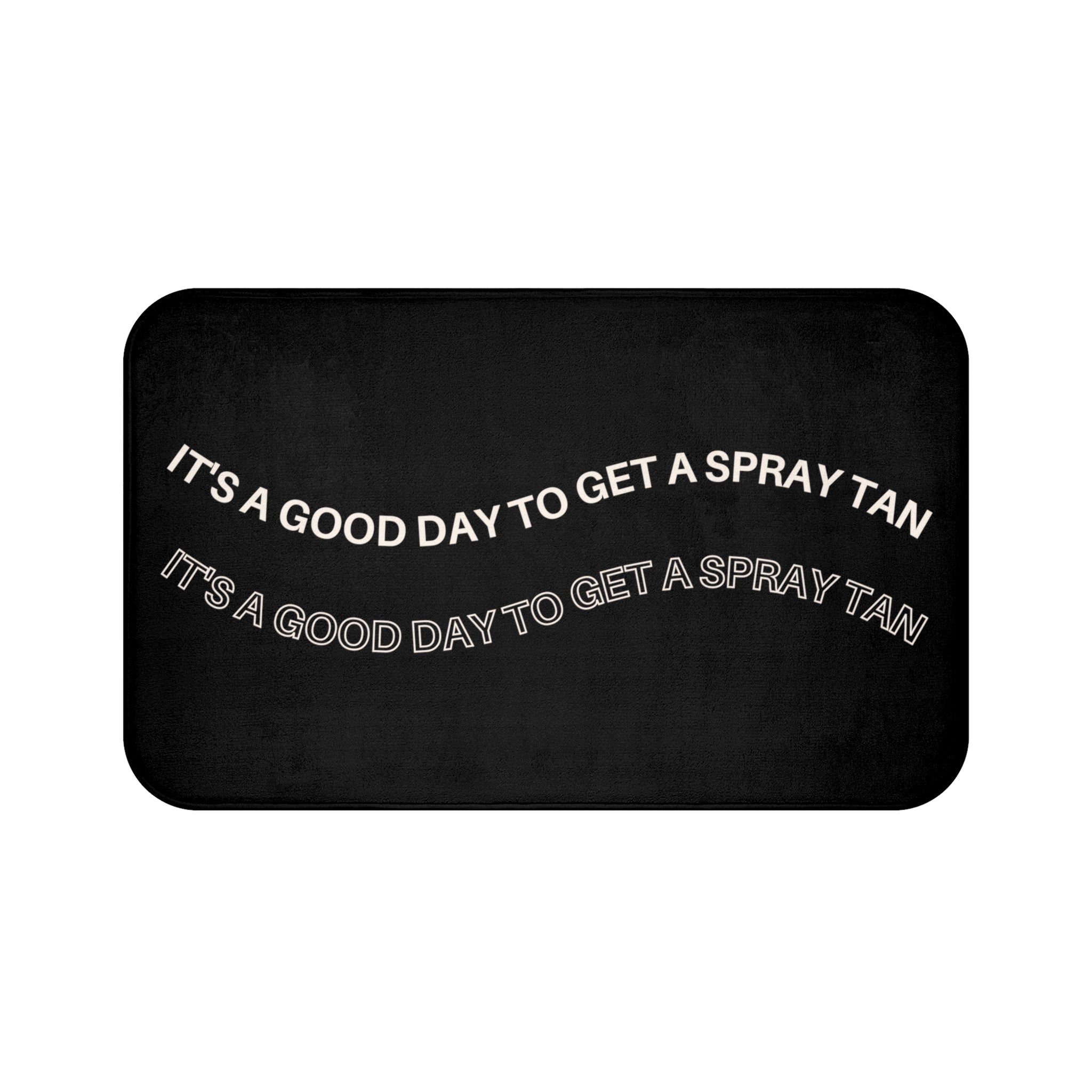 Spray Tan Artist Tent Mat | Bronze Boss | Airbrush Tanning Accessories | Mobile Airbrush Tanning | Overspray Anti-Slip | Custom Bath Mat | BRONZE BOSS LLC