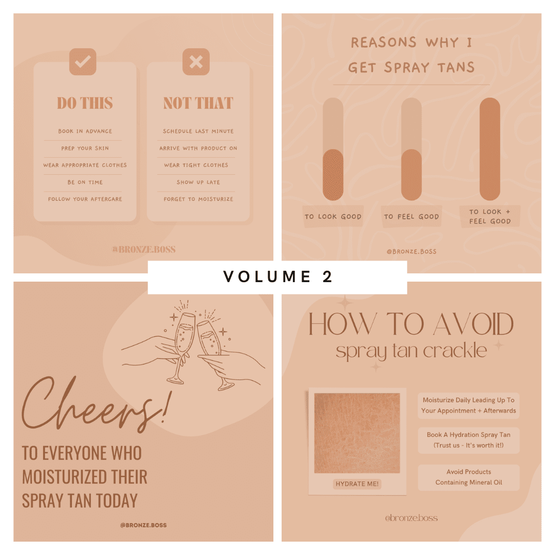 Instagram Post Templates | BRONZE BOSS LLC