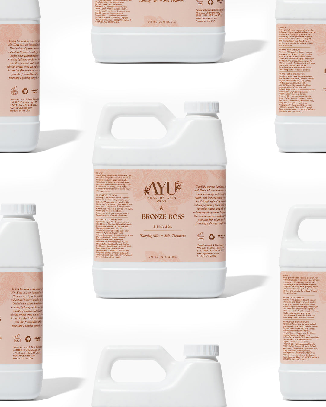Bronze Boss AYU Sunless Siena Sol Sunless Tanning Solution
