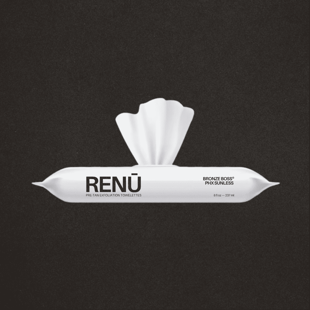 Renū (Pre-Tan Towelettes) | BRONZE BOSS LLC