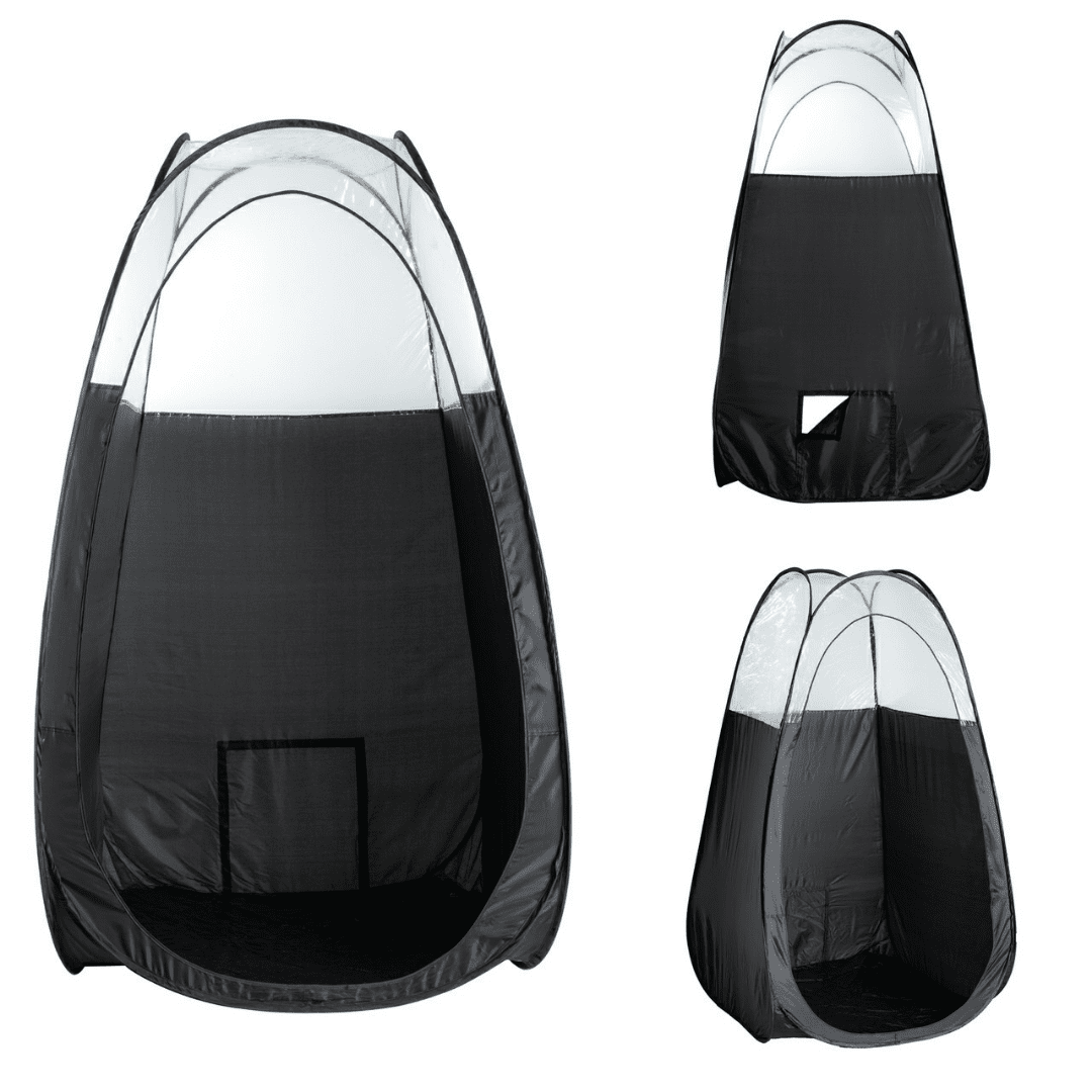 Black Pop-Up Spray Tan Tent | BRONZE BOSS LLC