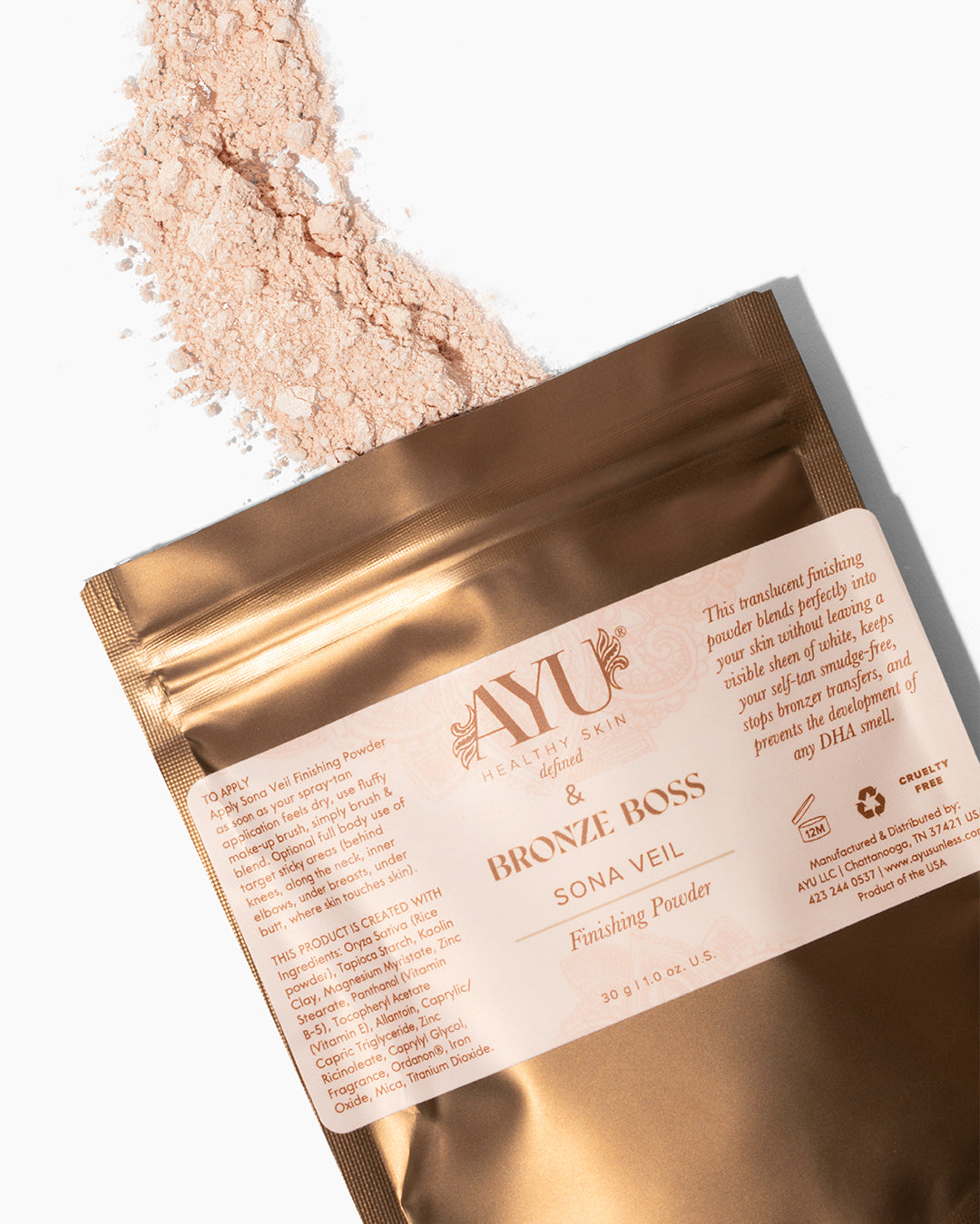 Spray Tan Finishing Powder